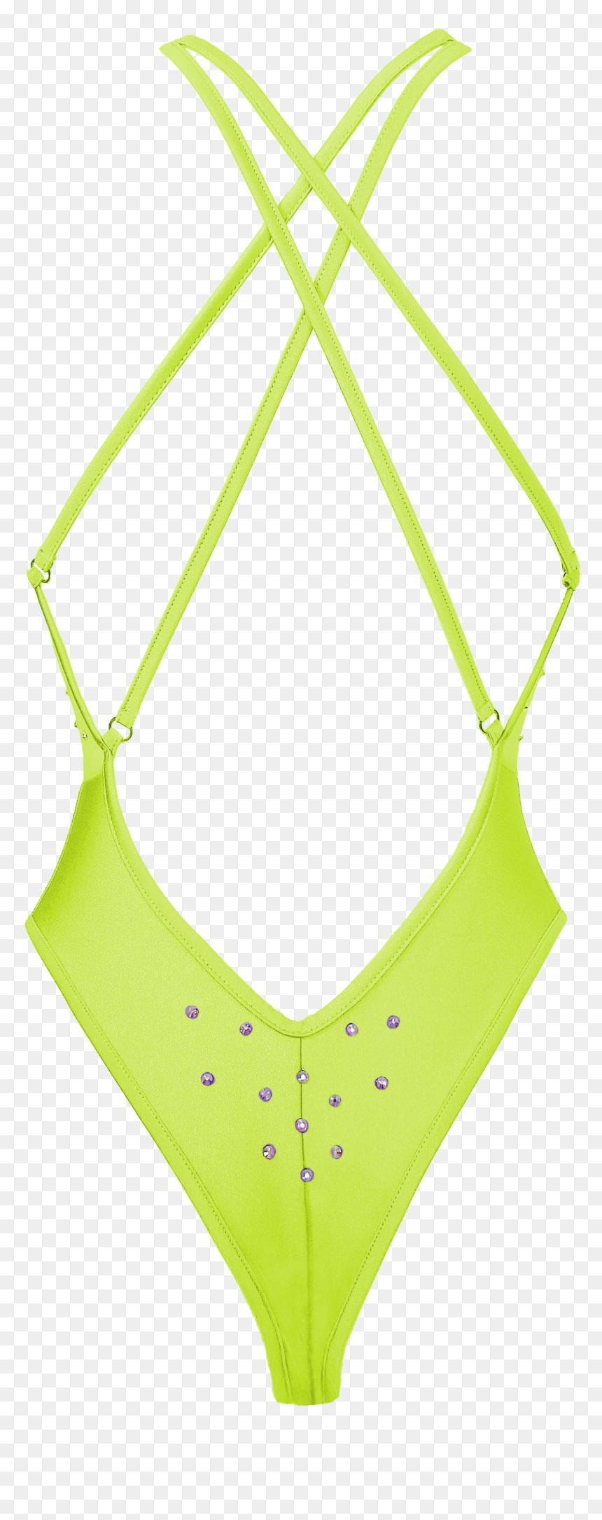 Anastasia Sexy High Cut Bodysuit With Ab Crystals / - Sexy Bodysuit Lingerie Png, Transparent Png - sexy lingerie png