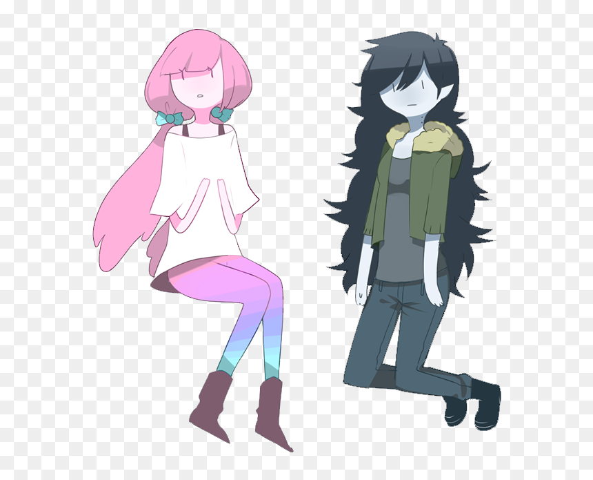 Fionna X Princess Bubblegum, HD Png Download - marceline png