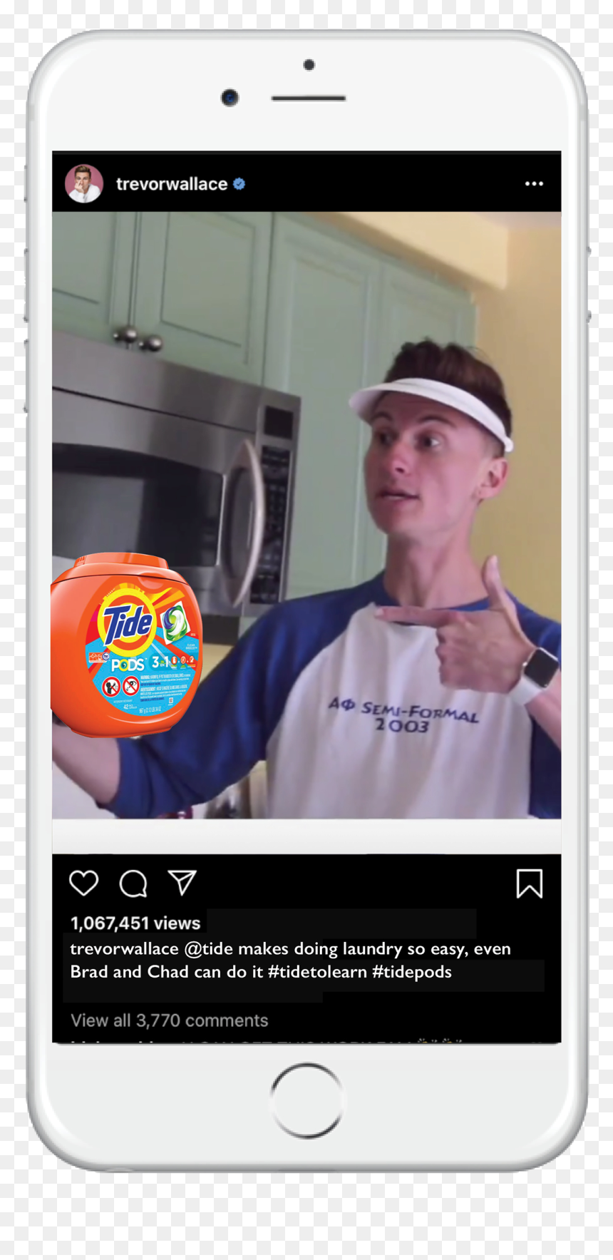 Iphone, HD Png Download - tidepod png
