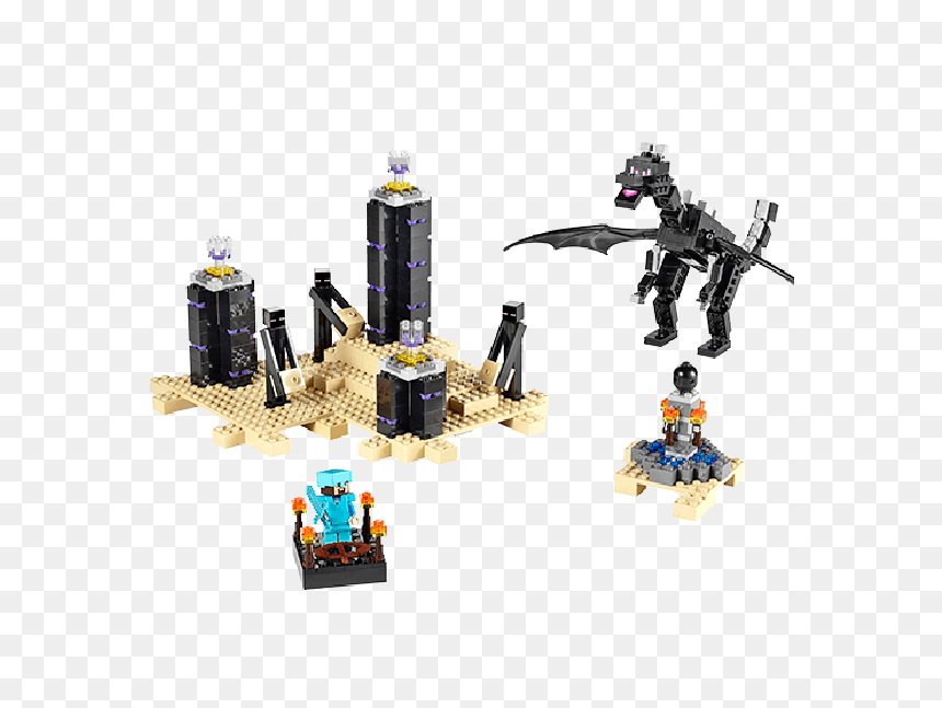 Lego Minecraft Ender Dragon 2019, HD Png Download - enderdragon png