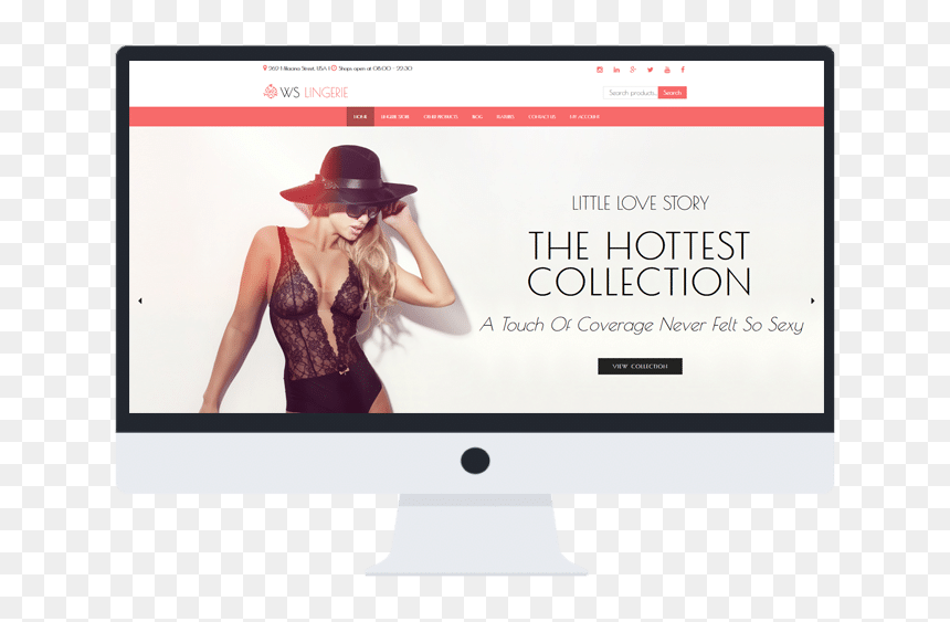 Computer Monitor, HD Png Download - sexy lingerie png