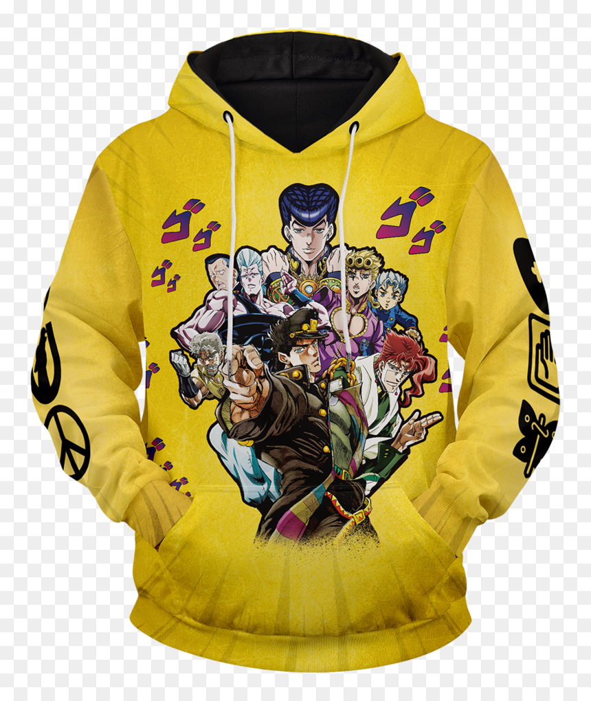 Hoodie, HD Png Download - jojo bizarre adventure png