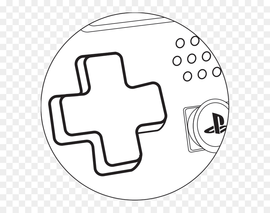 Playstation, HD Png Download - d pad png
