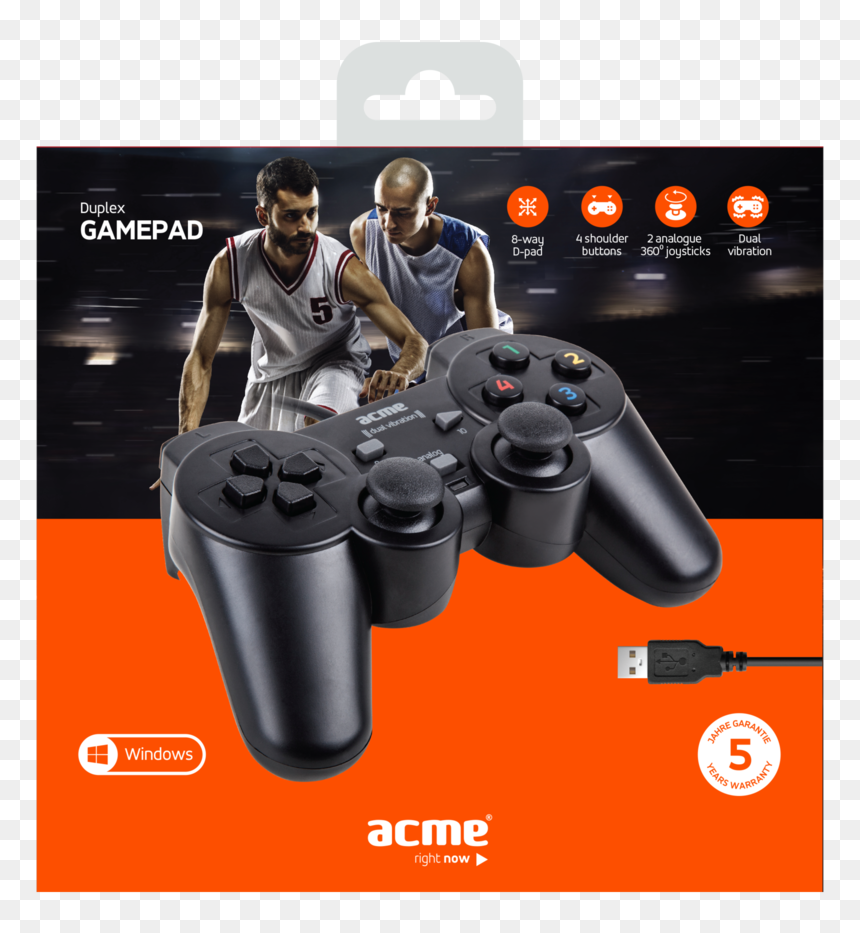 Acme Ga07 Duplex Gamepad, HD Png Download - d pad png