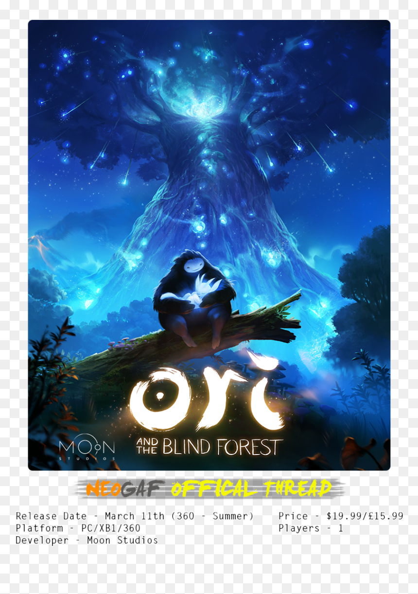 Ori And The Blind Forest Box Art, HD Png Download - ori and the blind forest png