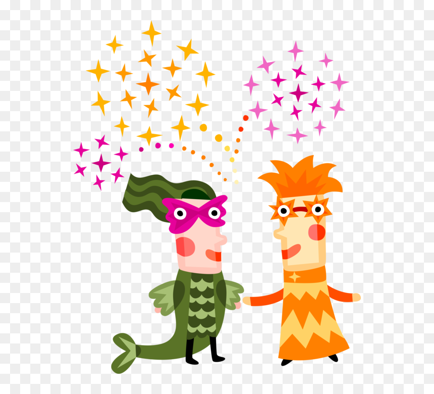 Vector Illustration Of Carnival Of Venice With Venetian - Mardi Gras Clip Art, HD Png Download - venice png