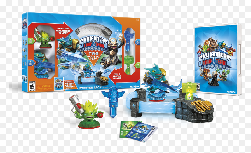 In Skylanders Your Toys Literally Comes To Life Within - Skylanders Trap Team Wii U Pack, HD Png Download - skylanders png