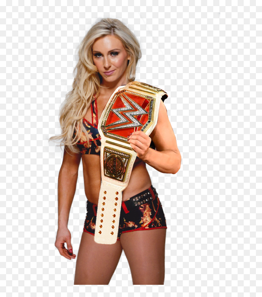 Charlotte Flair Raw Women's Champion Png, Transparent Png - raw women's championship png