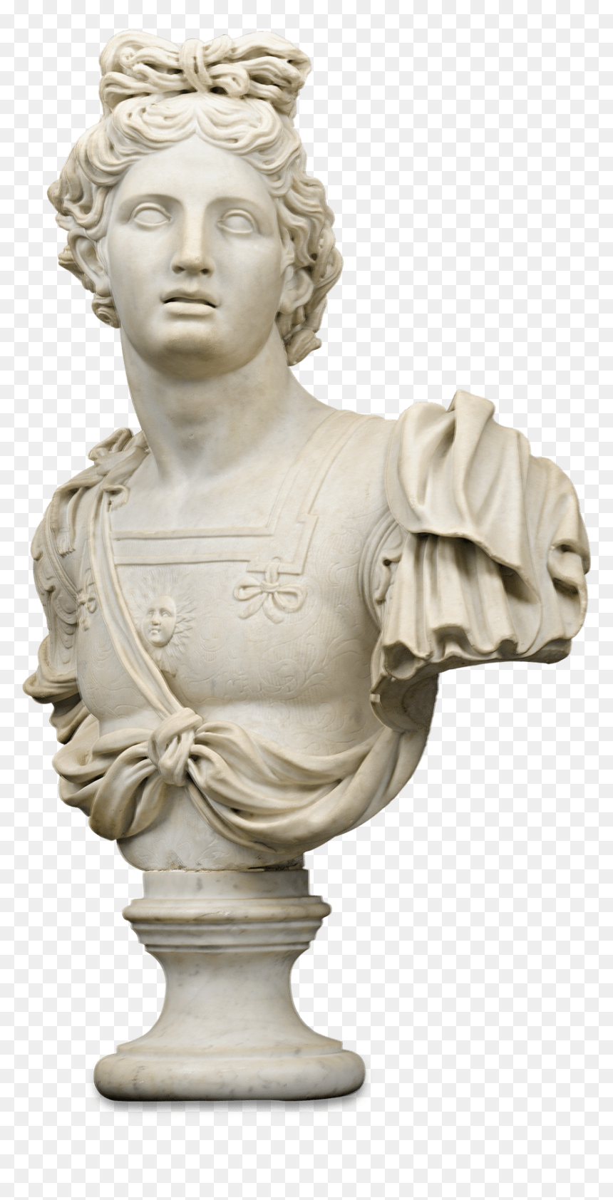 Bust, HD Png Download - marble statue png