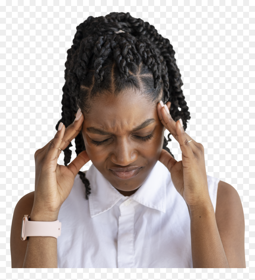 Frustrated African American Marketer Business Owner - Dreadlocks, HD Png Download - lil pump dreads png