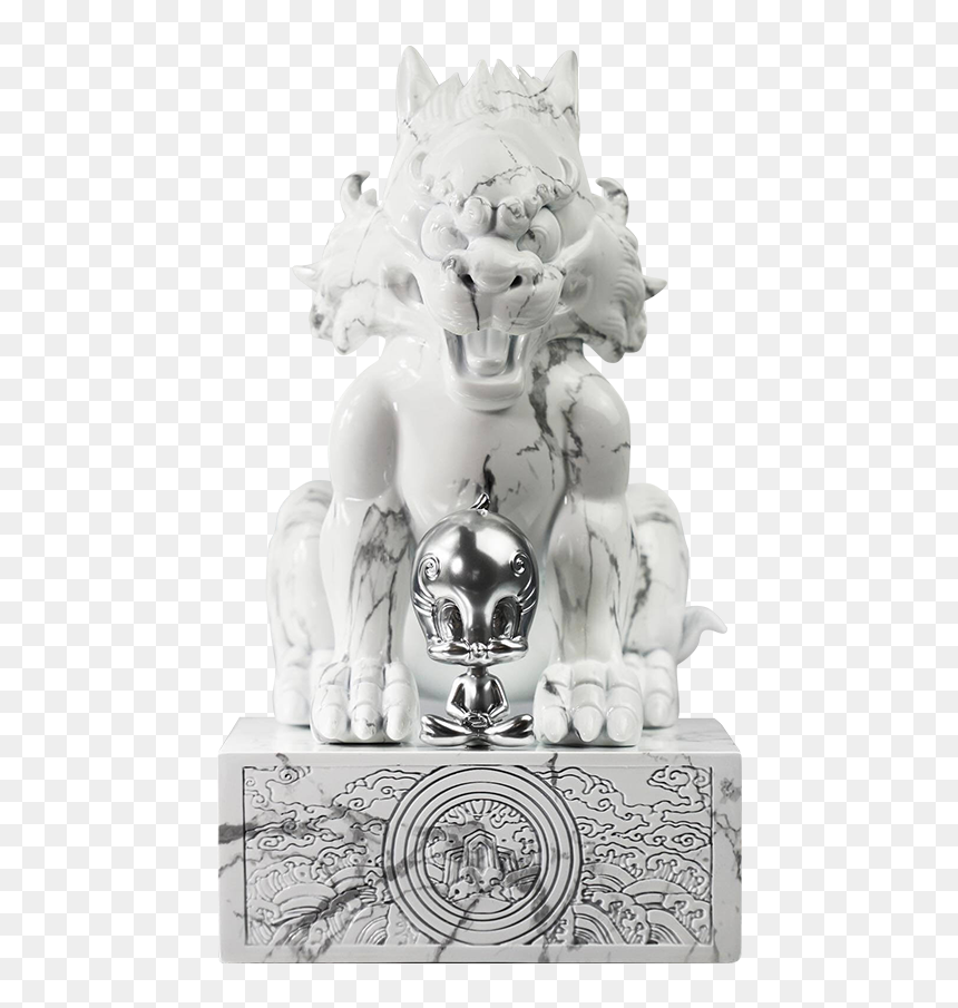 傻 大 貓 和 崔 弟 白雲 石 限量 版 藝術家 Tik Ka From East, HD Png Download - marble statue png