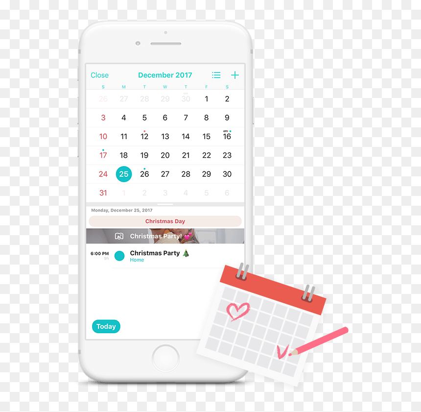 Iphone, HD Png Download - calendar emoji png