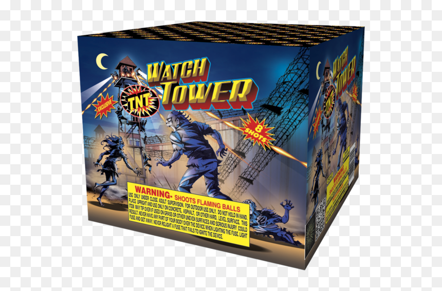 Firework Aerial Finale Watch Tower - Tnt Fireworks, HD Png Download - watch tower png