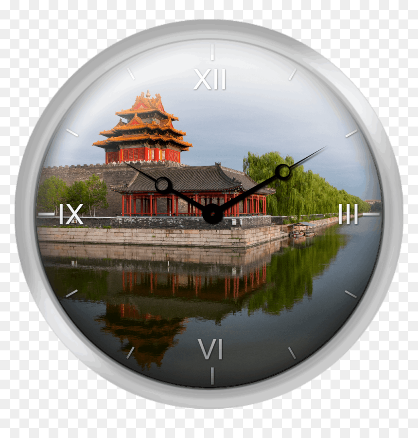 Watchtower And Moat At The Forbidden City - Forbidden City, HD Png Download - watch tower png