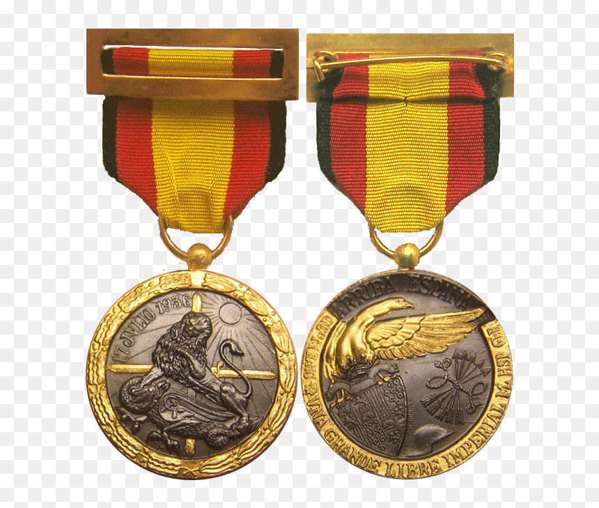 Medallas Guerra Civil Española, HD Png Download - medalla png
