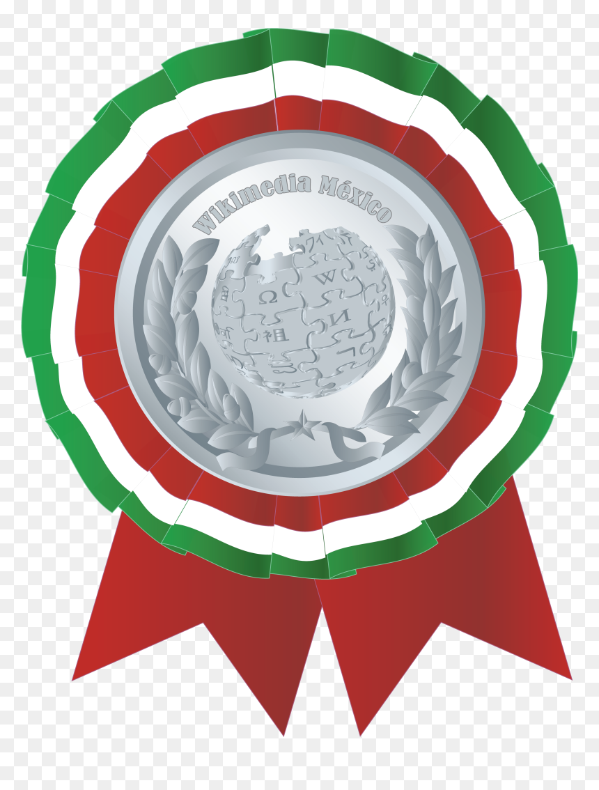 Medalla Wikimedia México - Medalla Mexico Png, Transparent Png - medalla png