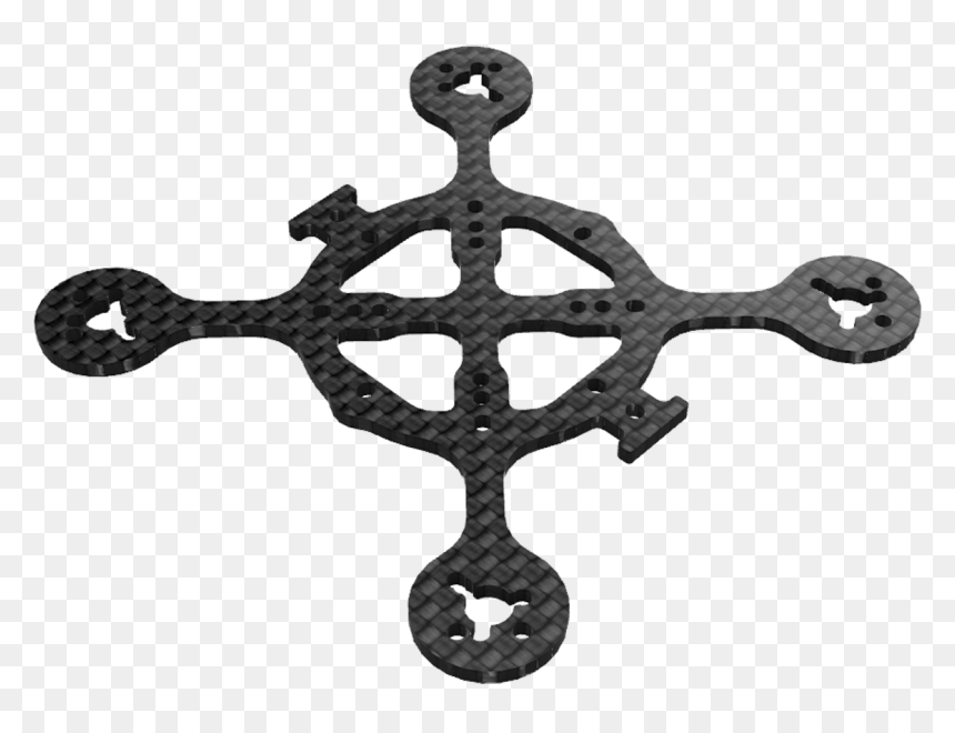 Simple X-85 Fpv Drone Frame - Cross, HD Png Download - simple cross png