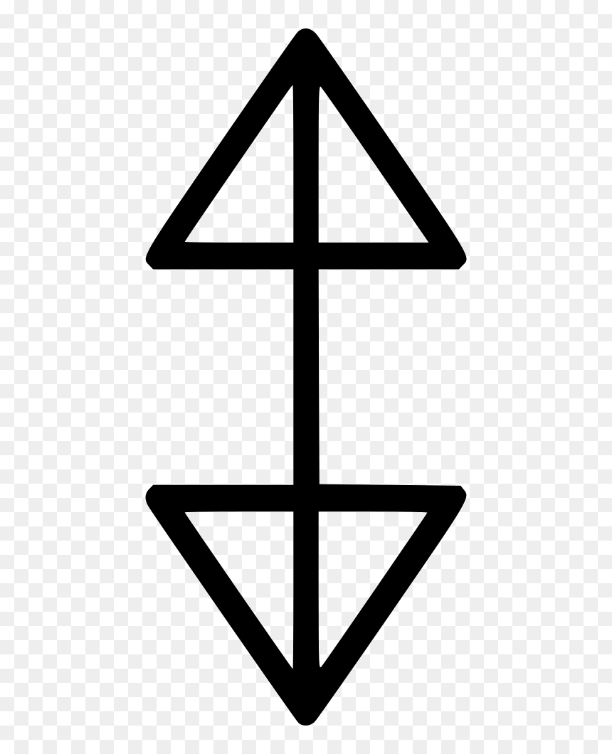 Up Down Simple - Icon, HD Png Download - simple cross png