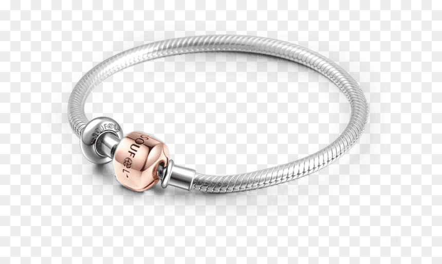Bratara Argint Baza Pentru Talismane, HD Png Download - cadena de oro png