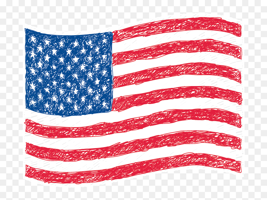 When Discussing Color, One Must Also Remember The Diverse - Waving American Flag Cartoon, HD Png Download - tattered american flag png