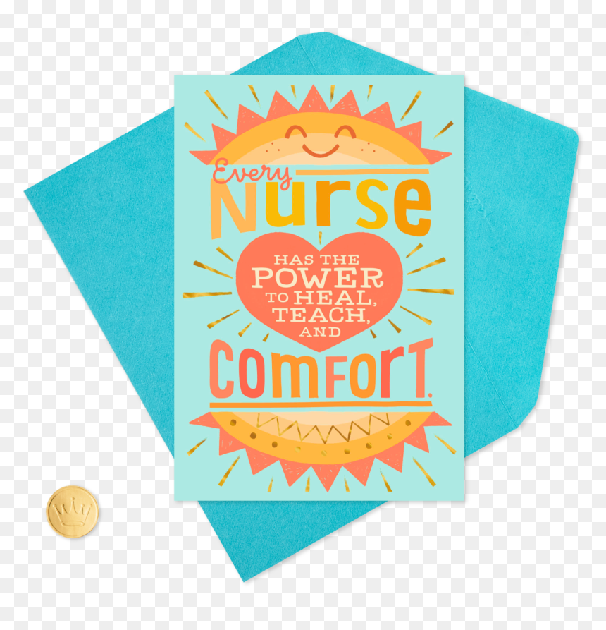 Teach And Comfort Nurses Day Card - Mothers Day Cards Godmother, HD Png Download - teach png