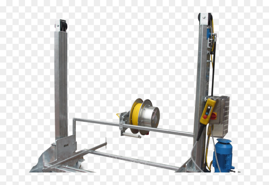 Mushroom Lift Self-lifting With Cable Reel - Machine, HD Png Download - lifting png