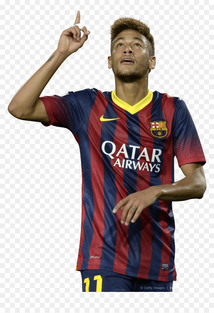 Neymar Looking Up - Neymar Png Barcelona, Transparent Png - looking up png