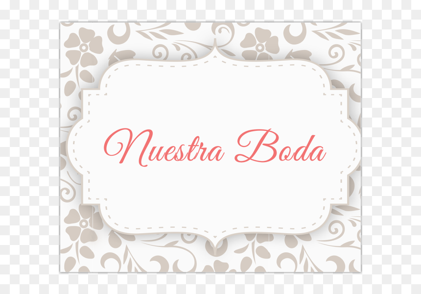 Greeting Card, HD Png Download - nuestra boda png