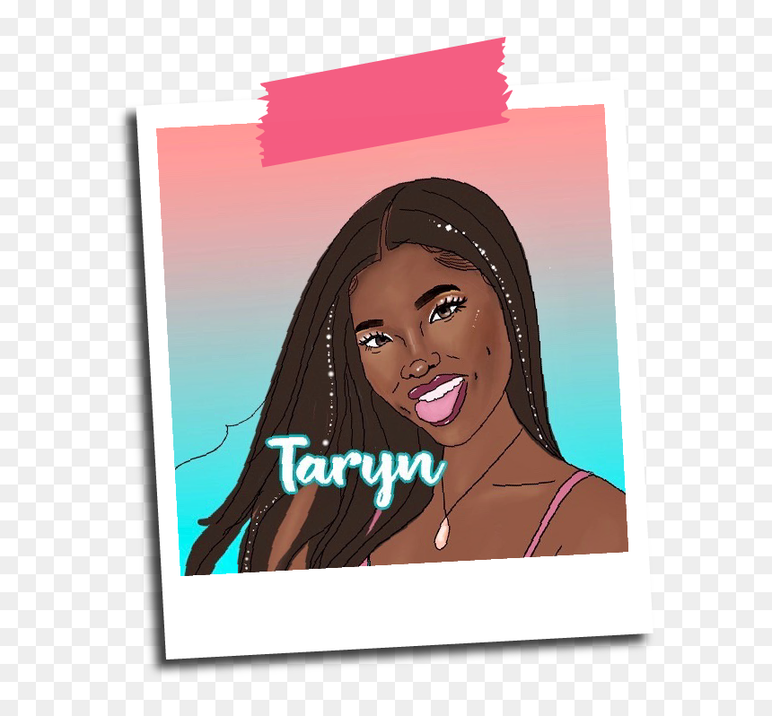 Taryn Studies Polaro - Girl, HD Png Download - polaroid .png