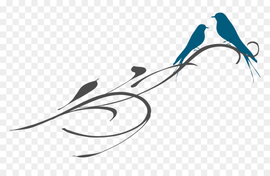 Love Birds Png File, Transparent Png - ornamento png