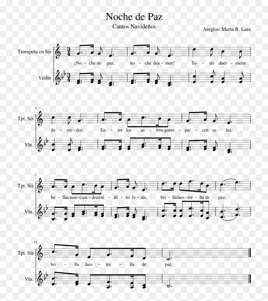 Transparent Trompeta Png - Dies Irae Piano Sheet Music, Png Download - trompetas png