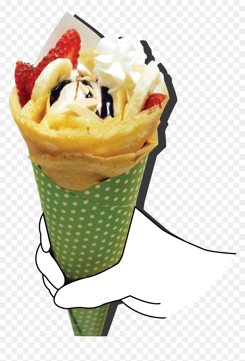 Pancakes Vector Dessert - Crêpe Ice Cream Hd, HD Png Download - crepes png