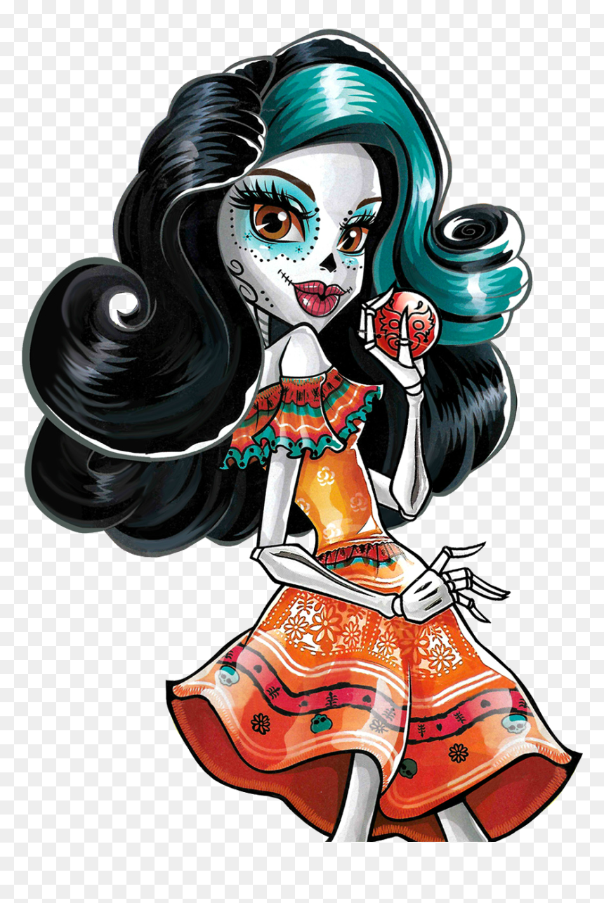 Monster High Skelita Calaveras, HD Png Download - calaveras png