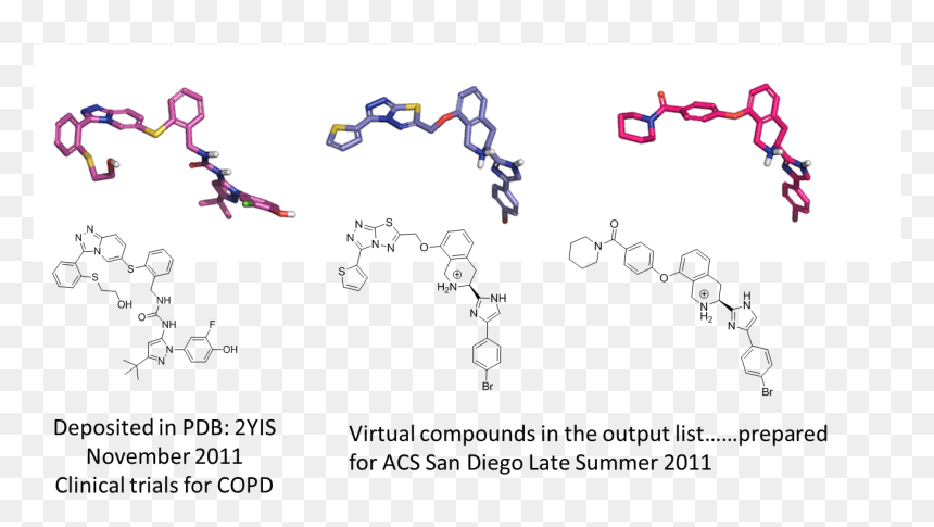 Left Pfizer Ligand In Pdb 2yis Right Spark Output Example - Plot, HD Png Download - pfizer png