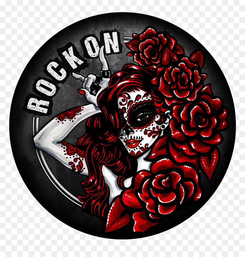 Calavera Png Rock, Transparent Png - calaveras png