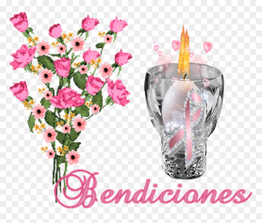 #sticker #cancer #luchacontraelcancer - Bouquet, HD Png Download - bendiciones png