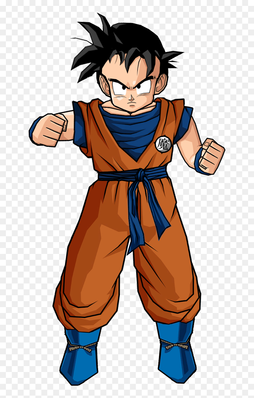 Kid Gohan Goku Suit, HD Png Download - teen gohan png