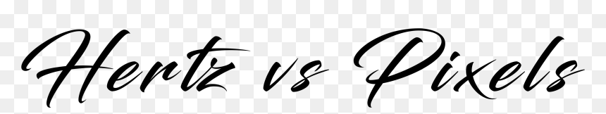 Hertz Vs Pixels Logo - Calligraphy, HD Png Download - hertz logo png