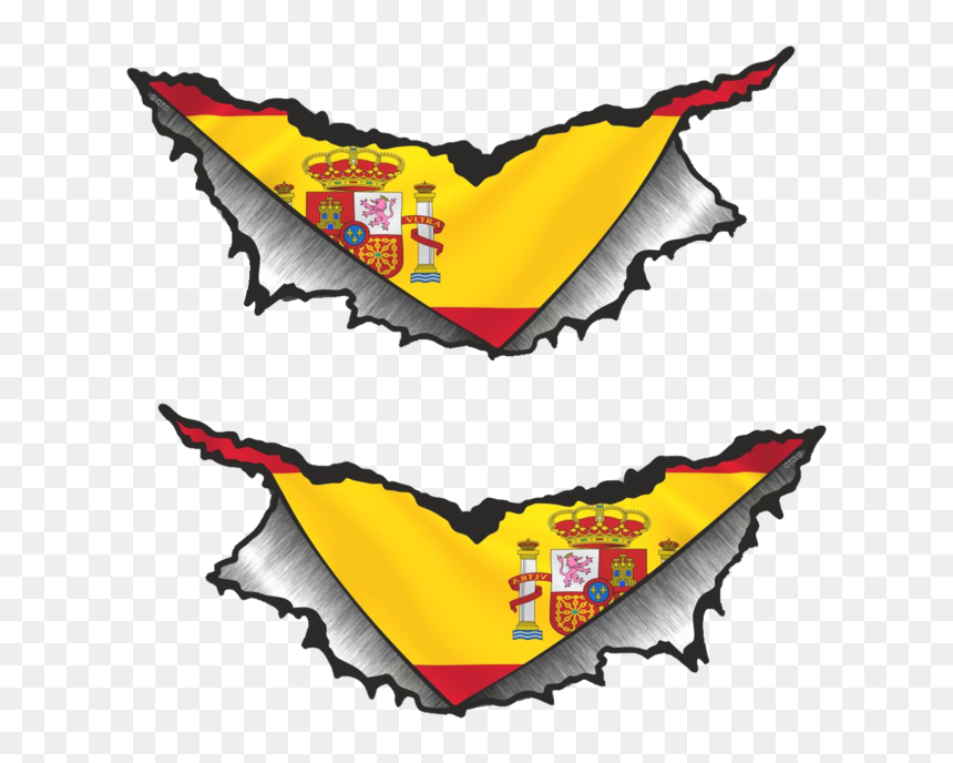 Spain Flag, HD Png Download - torn flag png