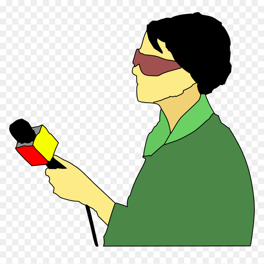 News Reporter Clipart, HD Png Download - reporter png