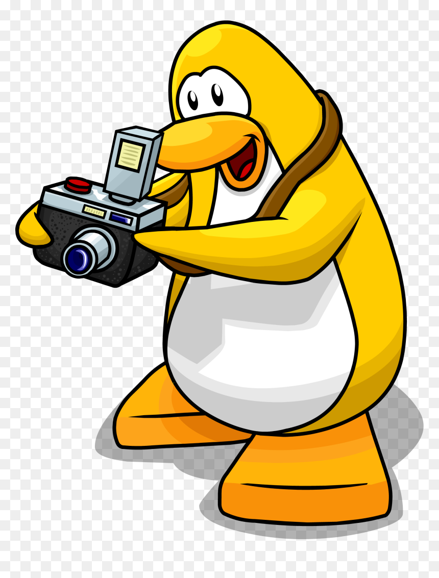 Club Penguin Rewritten Wiki - Camera Club Penguin Png, Transparent Png - reporter png