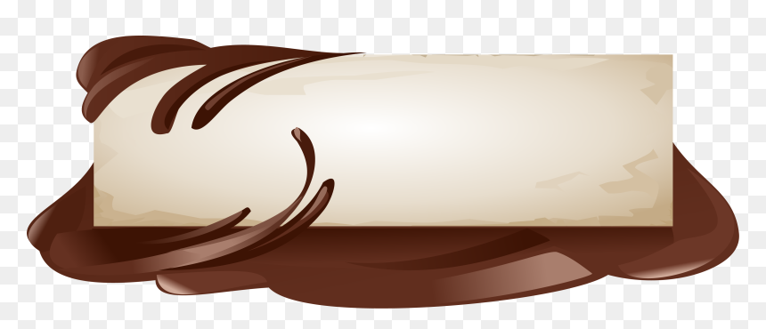 Brown Banner Png Png Freeuse Stock - Transparent Chocolate Design Png, Png Download - brown png