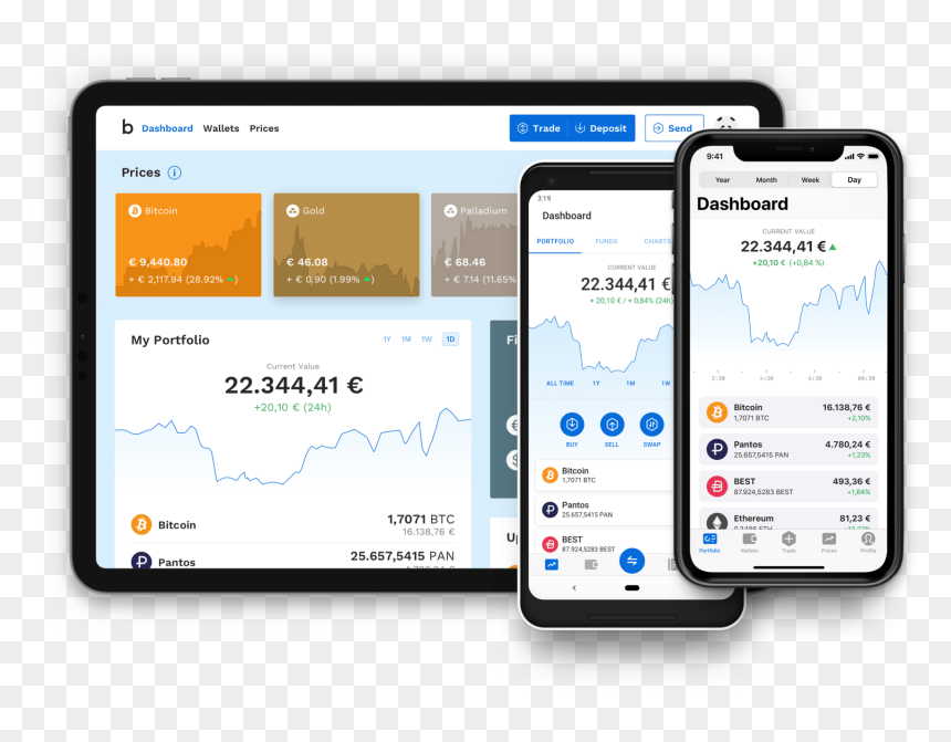 Bitpanda Broker, HD Png Download - btc png