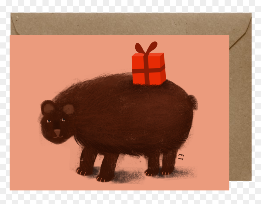 Bear Bearing Gift, HD Png Download - present .png