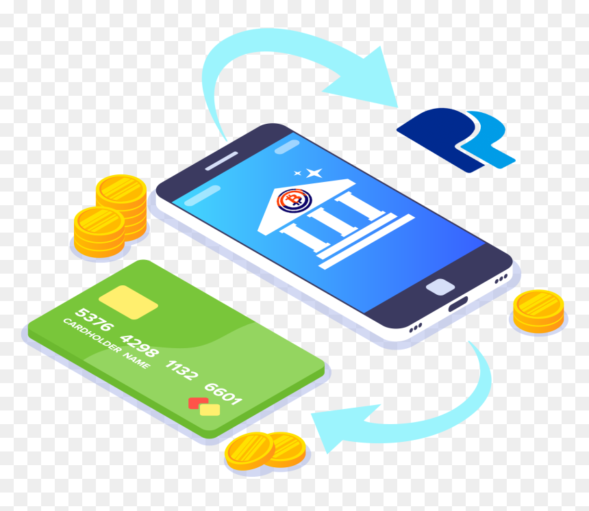 Online Pay Isometric, HD Png Download - btc png