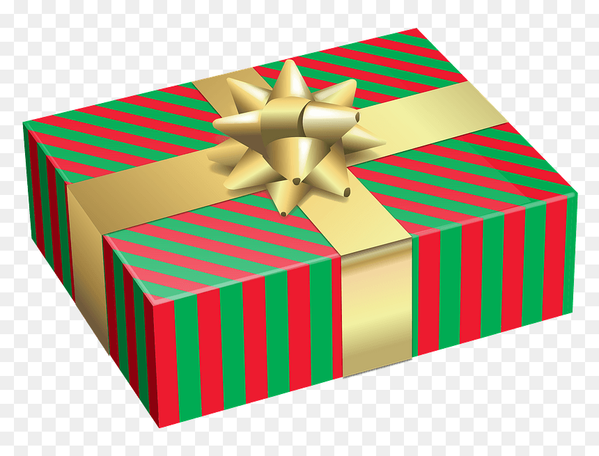 Christmas Gift Clipart - Christmas Day, HD Png Download - present .png