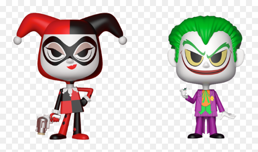 Funko Vynl Harley Quinn & The Joker - Funko Vynl Dc Harley Quinn And Joker, HD Png Download - harley quinn comic png