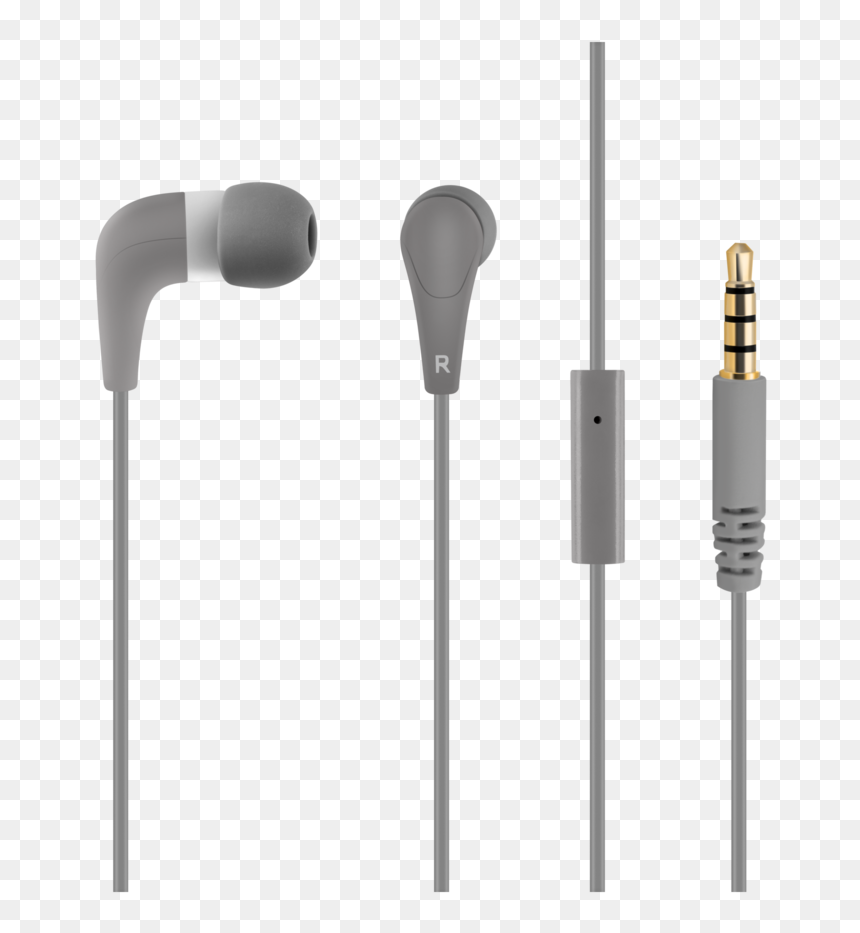 Acme Europe Słuchawki Z Mikrofonem Douszne He15y Żółte, HD Png Download - microphone cord png