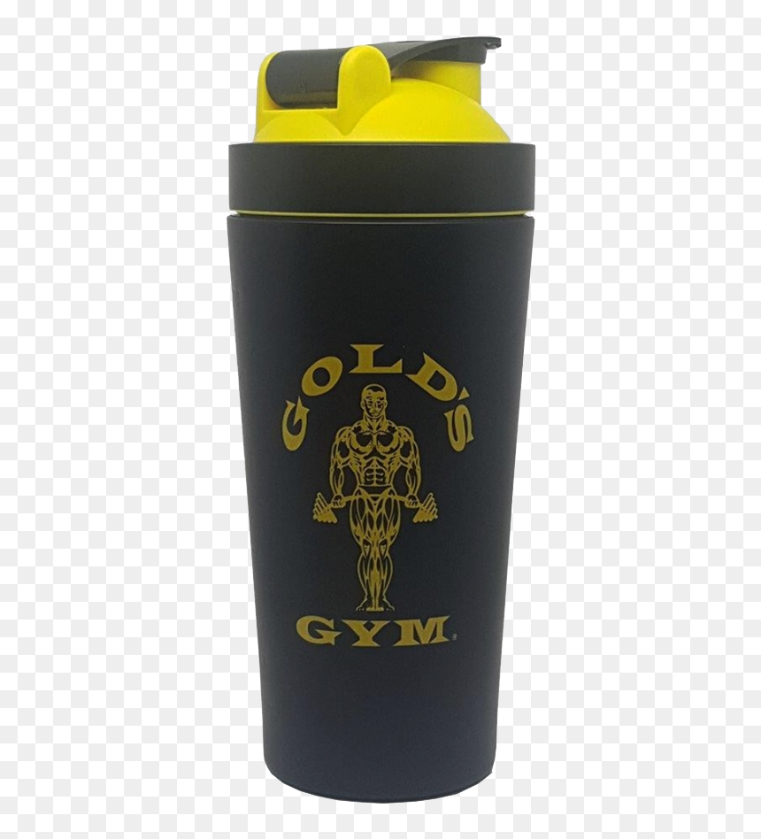 Golds Gym Golds Gym Metal Shaker - Gold's Gym Shaker Bottle, HD Png Download - gold's gym png