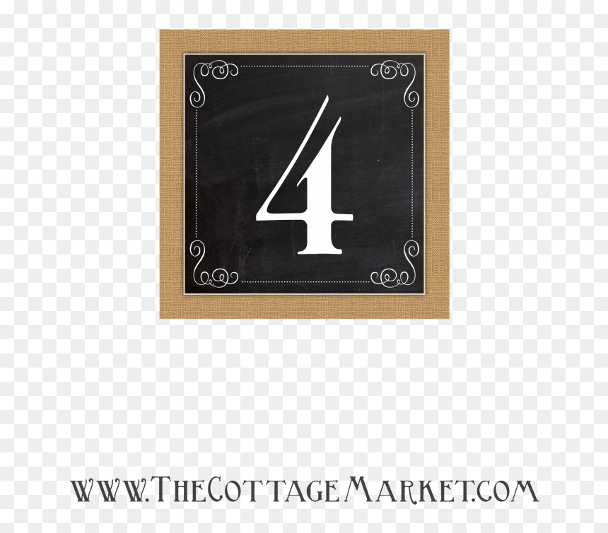 Number, HD Png Download - blank chalkboard png